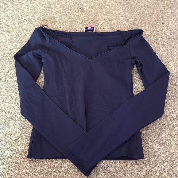Edikted Tops - edikted navy long sleeve